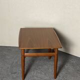 Danish teak coffee table by Grete Jalk, Møbelfabrik, 1960. Rare model