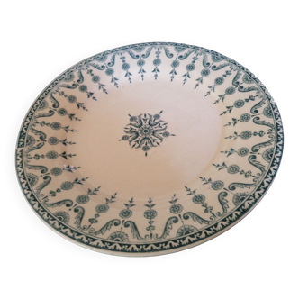 6 assiettes terre de fer Florentin