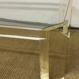 Lucite coffee table by David Lange, 1970