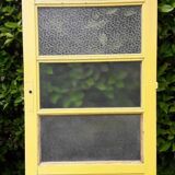Porte vintage vitrages translucides