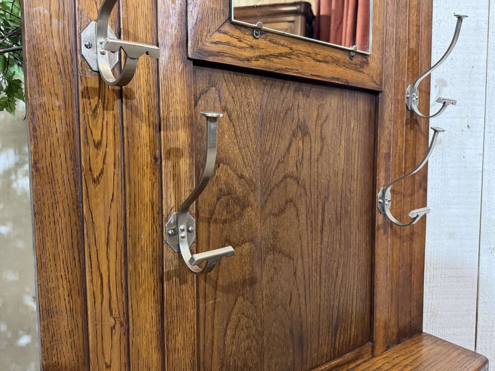 1930s Art Deco oak wardrobe