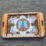 Wooden tray: Art Deco