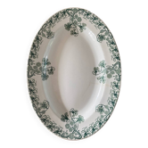 BFK Boch Frères Keramis oval dish, Capucines model, small model