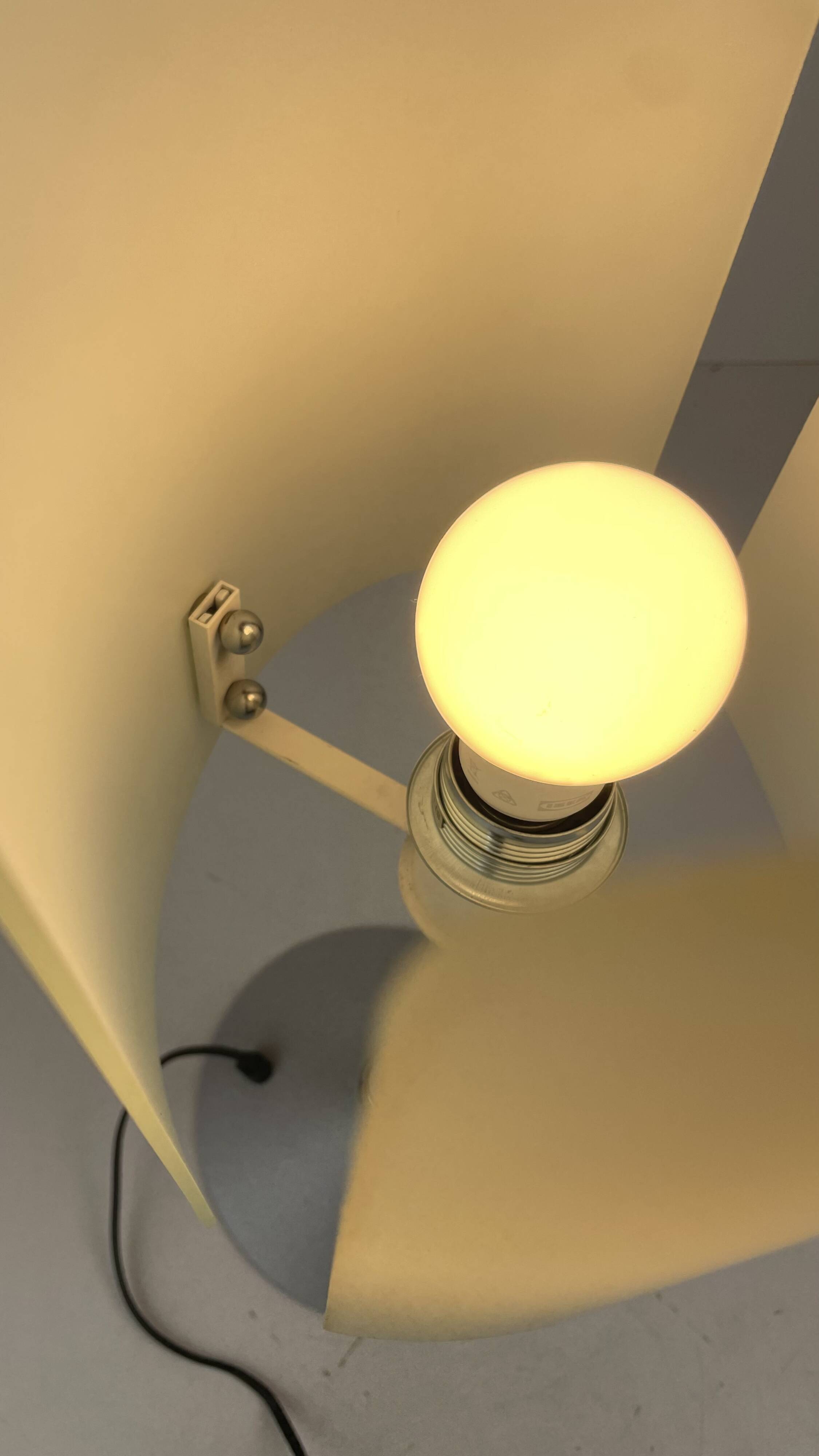 Italian Opaline Table Lamp, 1990s