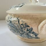 Old earthenware soup tureen