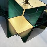 Vintage Pendant • Two-Coloured Acrylic • 1970