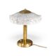 Table lamp in Skyscraper style • Clichy glass & brass