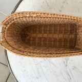 Rattan basket 70s