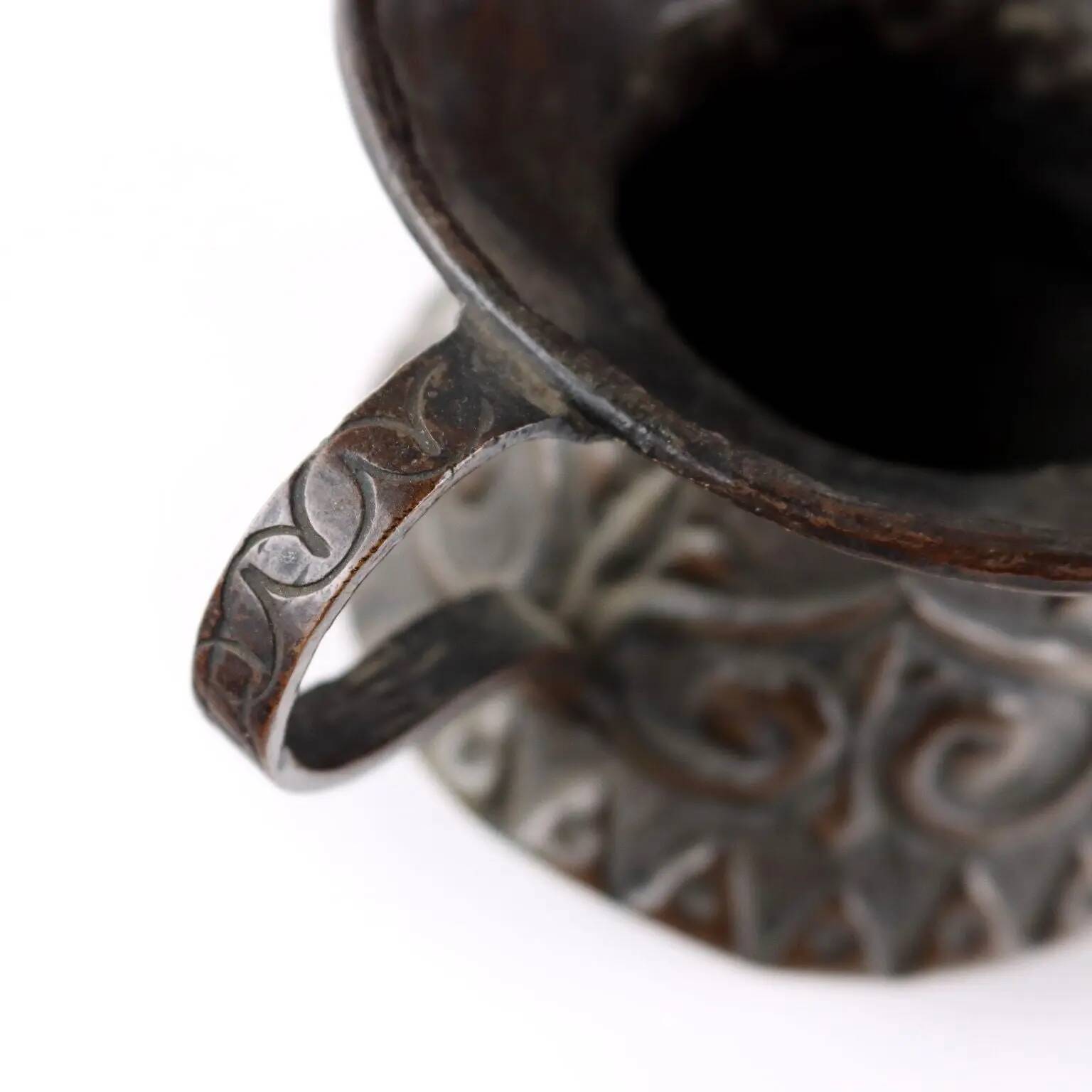 Ancient Renaissance vase in copper, Italy, 16th-17th century