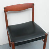 1960s dining chair in teak by H.W. Klein Bramin