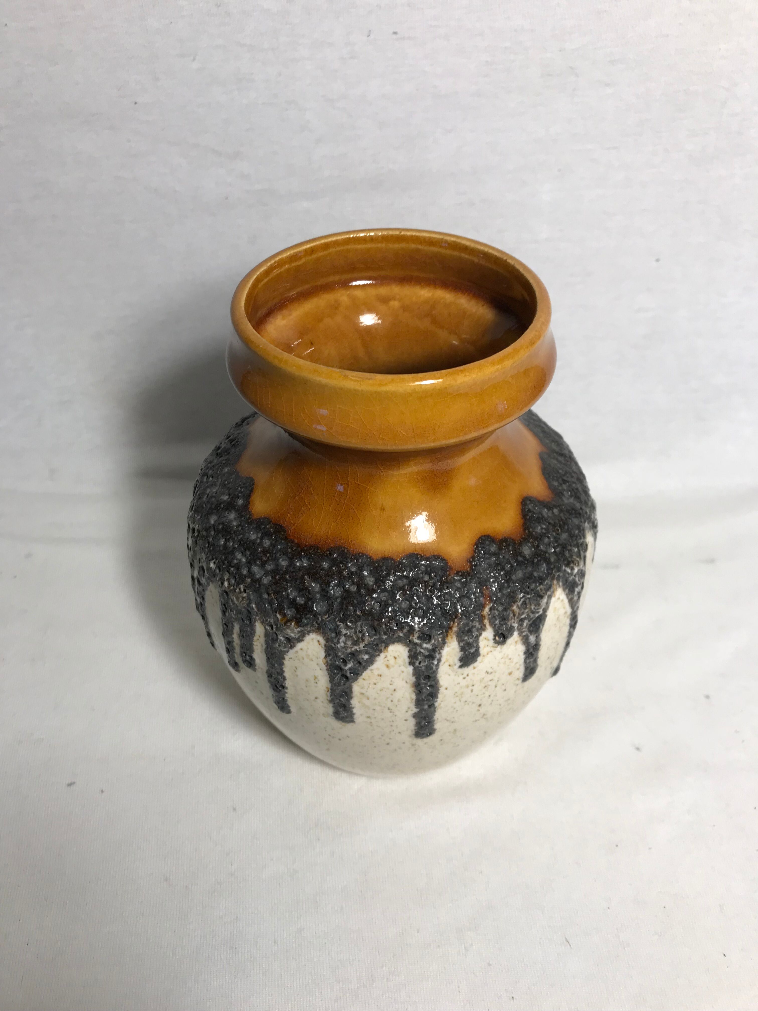 Vase ceramic, scums west germany vintage old