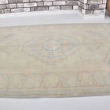 Oushak Vintage Turkish Wool Carpet sku 1150