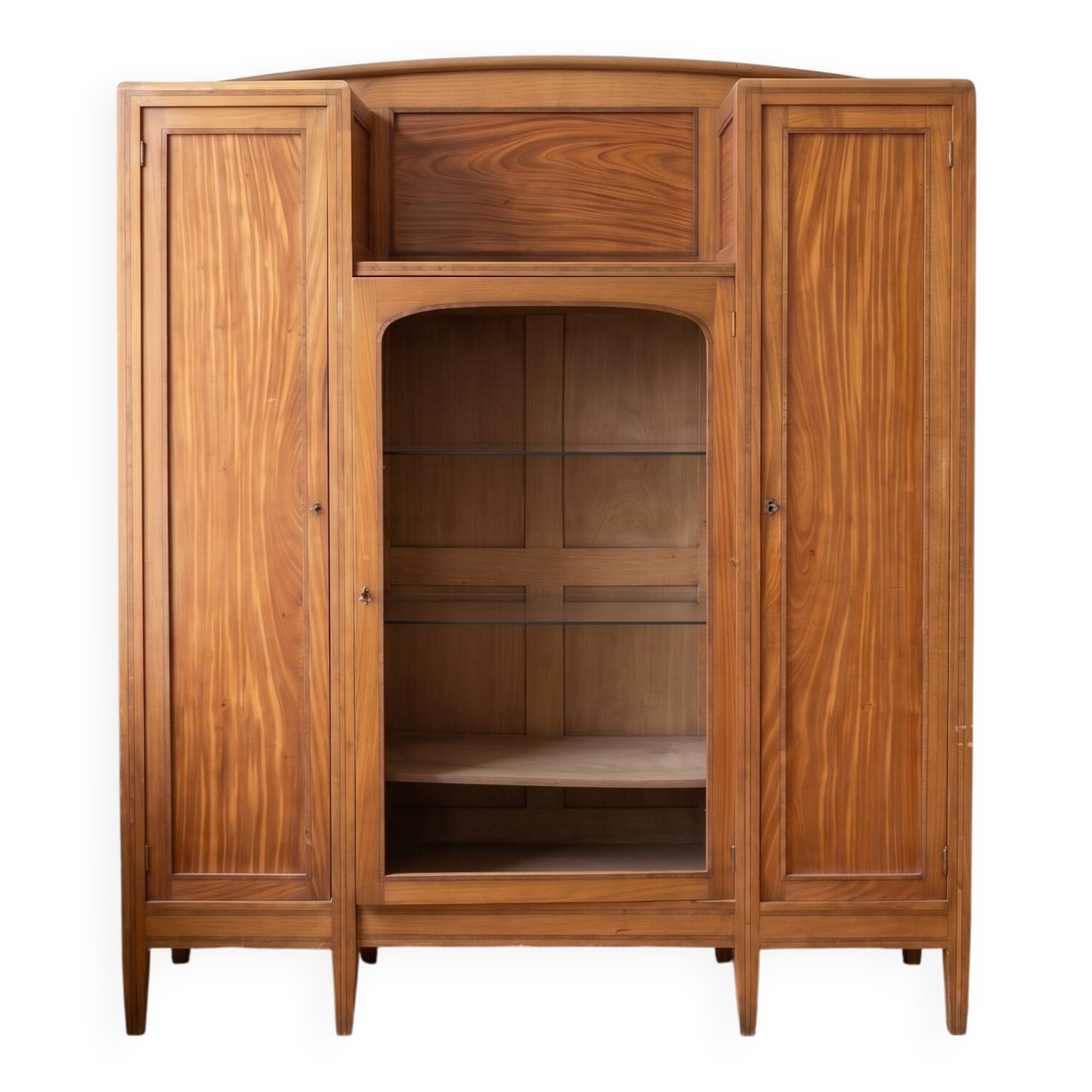 Meuble de rangement vintage des années 70 en bois