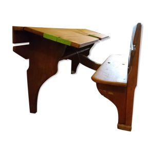 bureau écolier vintage