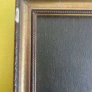 Portrait huile sur bois