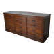Antique Oak Apothecary / Filing Cabinet, France, 19th Century