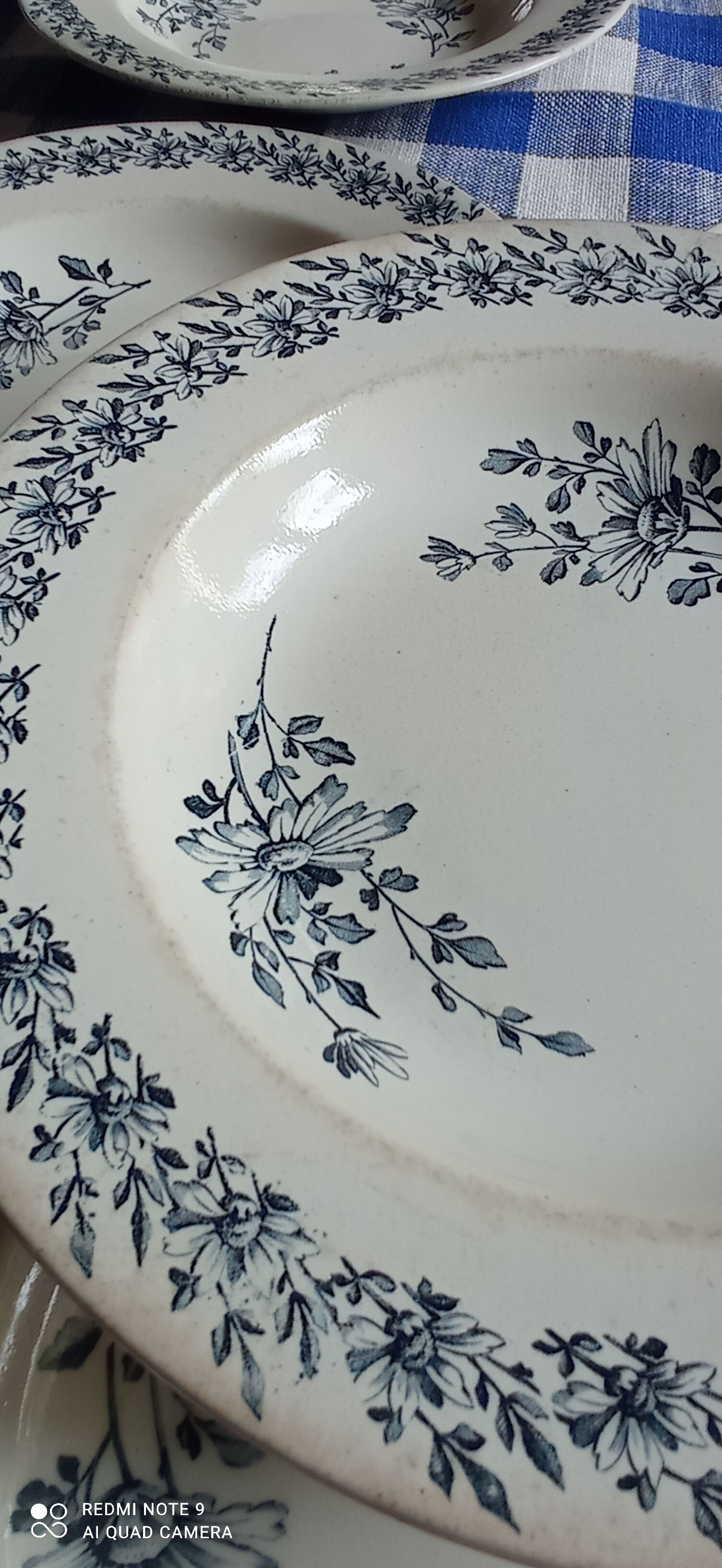 Set of eight iron earth plates