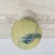 Thabur art deco marbled glass ceiling lamp , 1930s the Netherlands