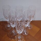 Very Pretty Box of 6 Deauville Flutes in JG Durand Crystal