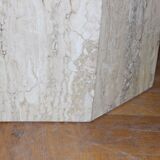 1970 travertine coffee table