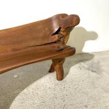 Brutalist bench in olivier