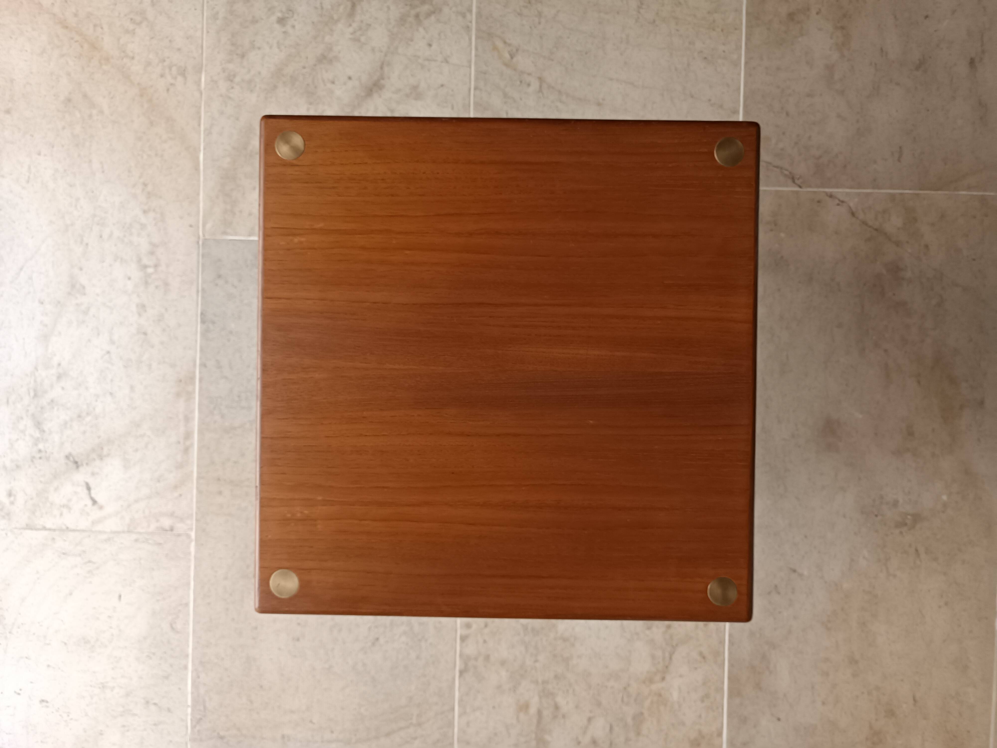 Teak side tables by Georg Petersens