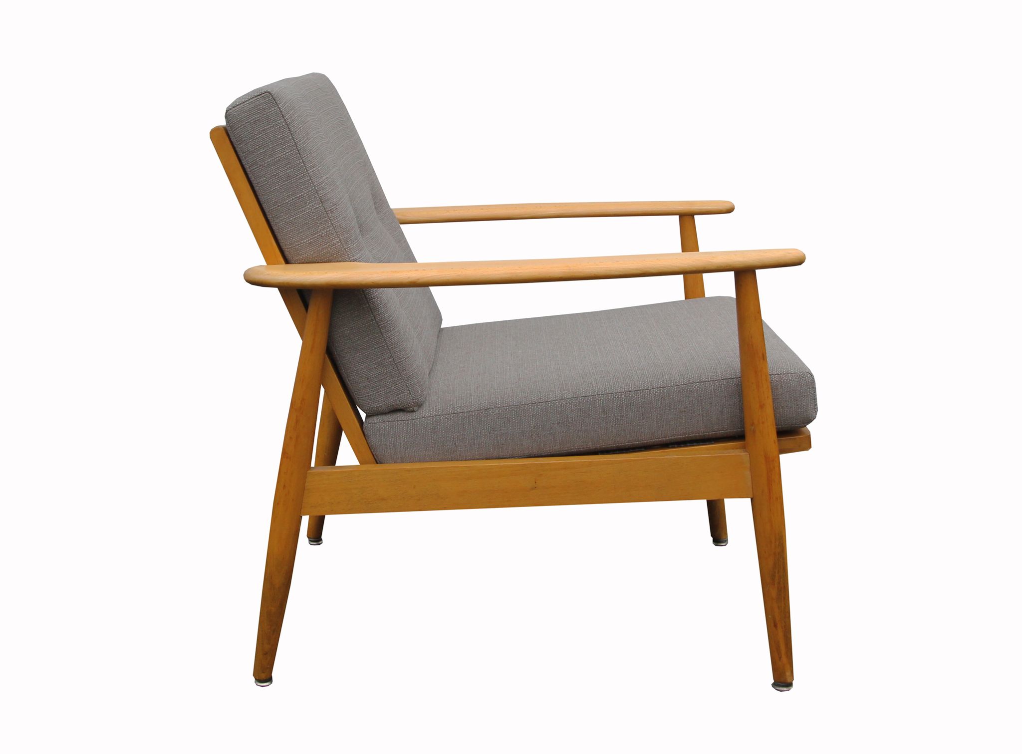 Fauteuil des années 60 en gris