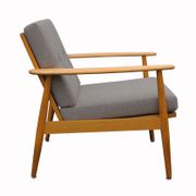 Fauteuil des années 60 en gris