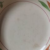 Large vintage hollow dish Gien France model Jeannine hand painted