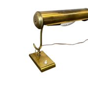 Vintage desk lamp in gilded brass / desk lamp / banker’s lamp