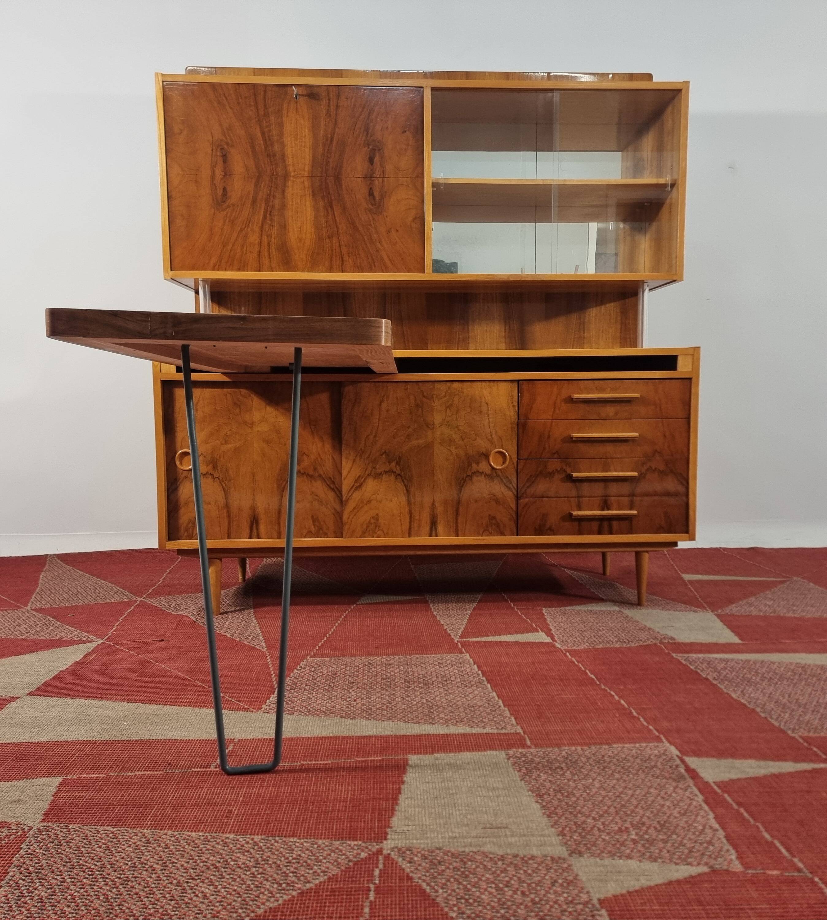Vintage sideboard and desk, 1970s