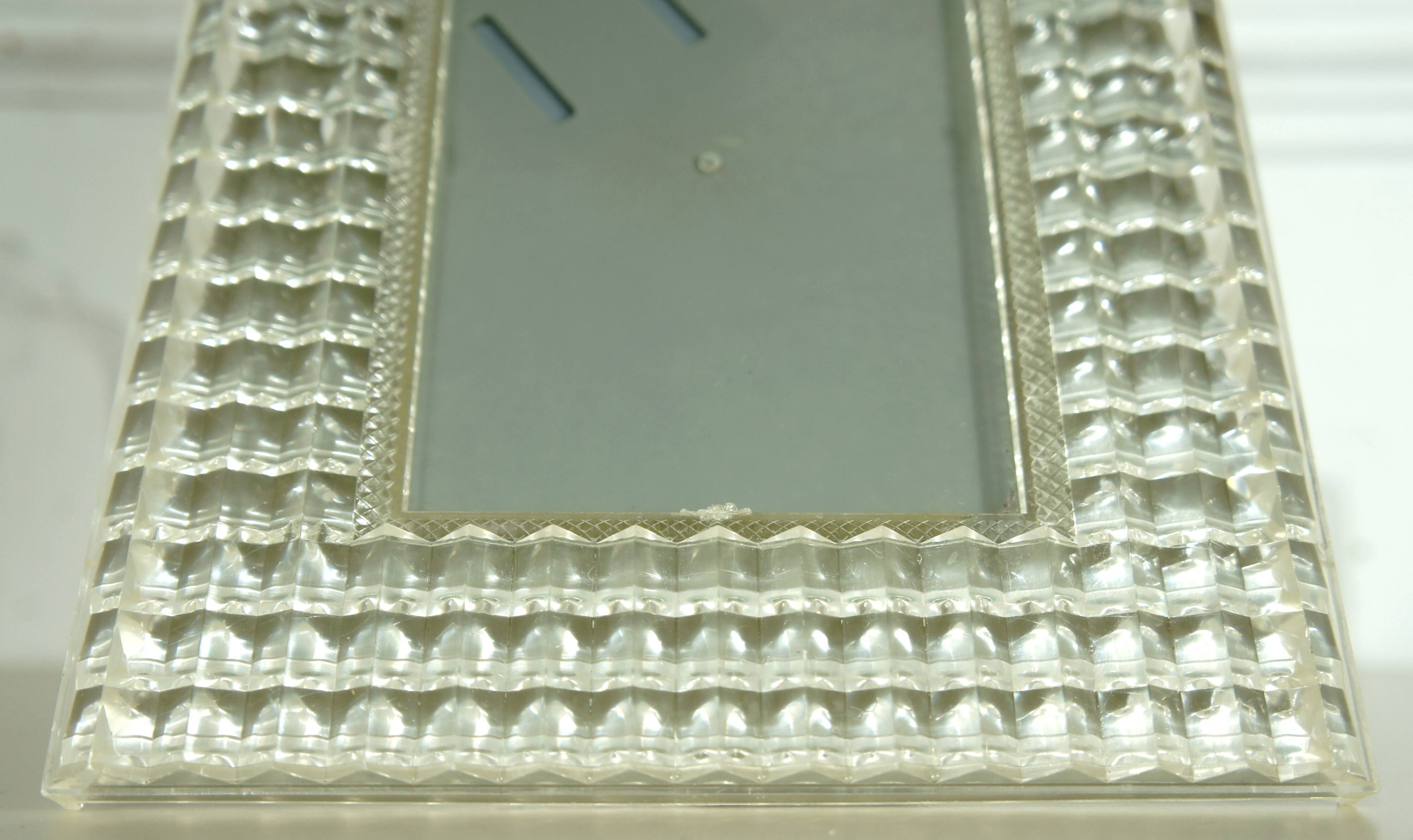 Plexiglas "diamond" frame 1970