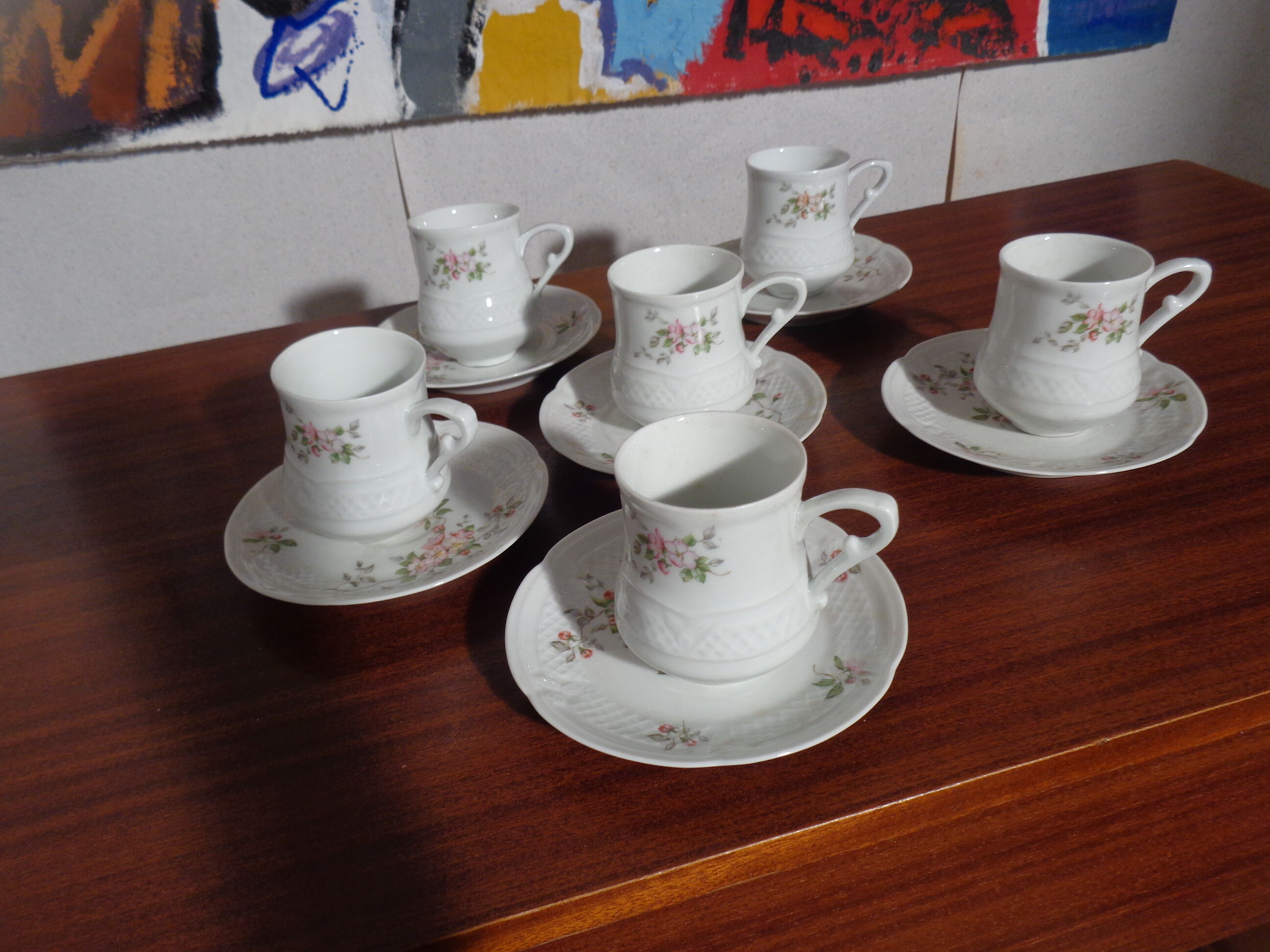 Louis Lourioux coffee cups in their box