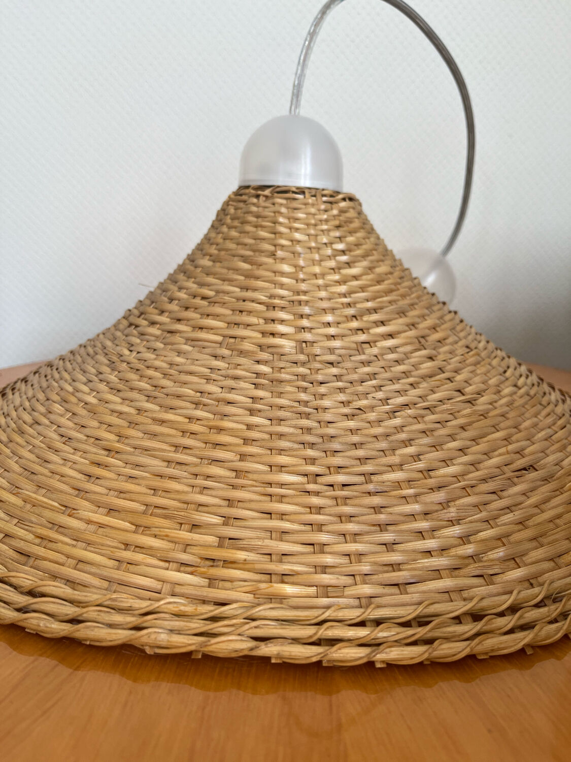 Vintage rattan pendant lamp