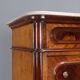 Antique chest of drawers in cherry and poplar, 19th century