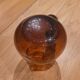 Pichet / carafe en verre ambré