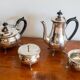 English Yeoman Plate silver plated tea and coffee service probably 1950s