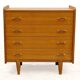 Commode vintage années 60 bois clair