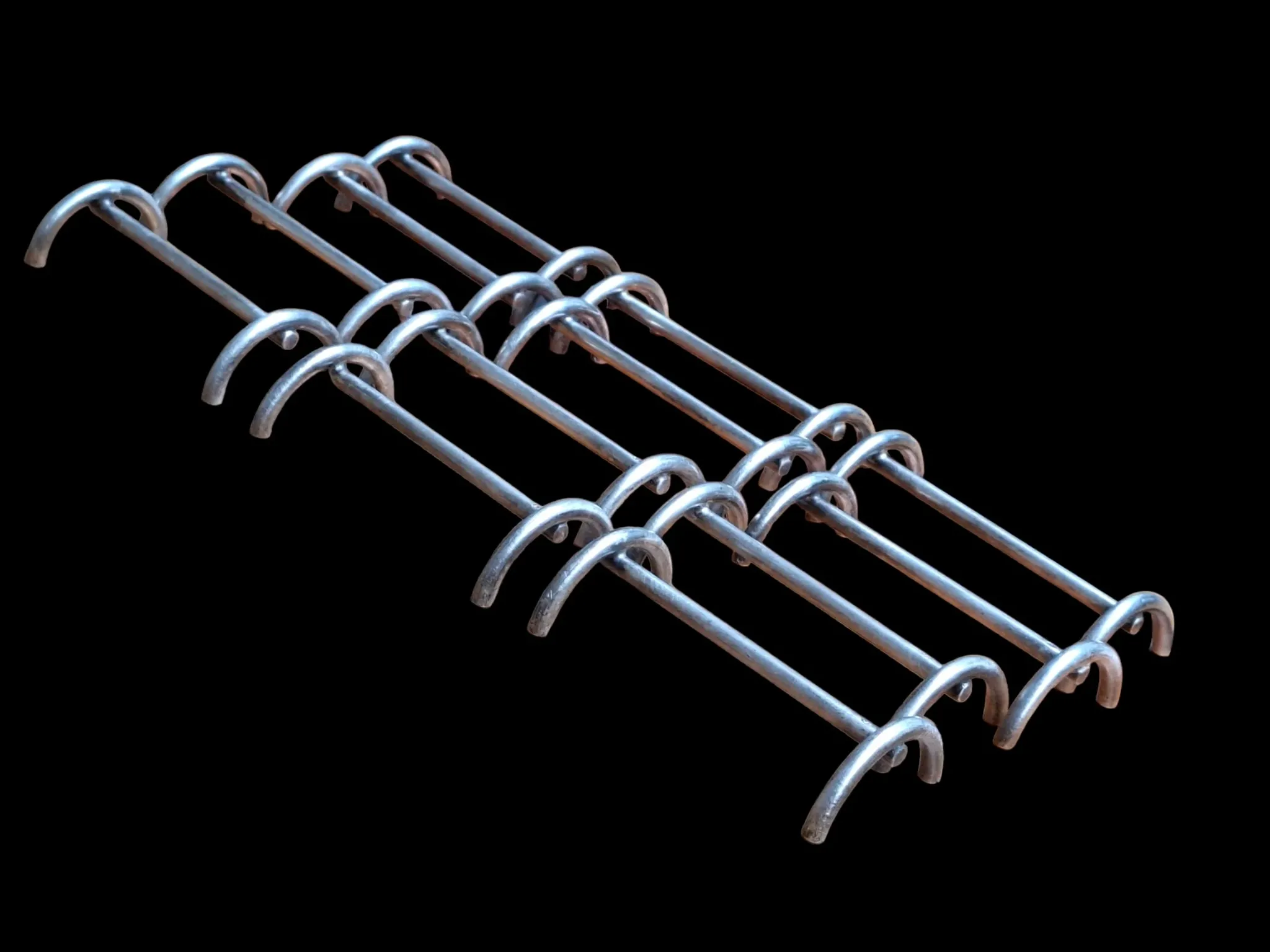 Set of silver-plated elephant knife rests