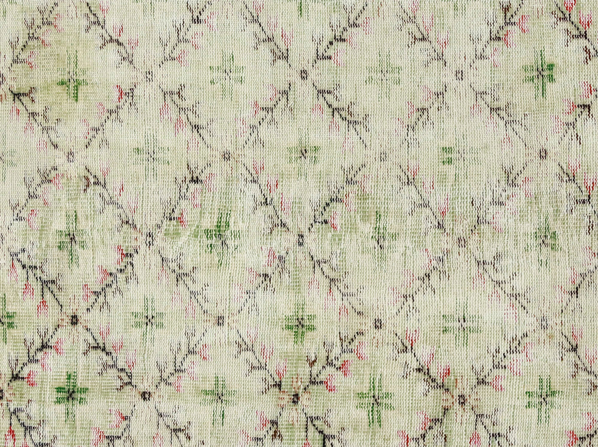 Anatolian handmade vintage rug 243 cm x 154 cm