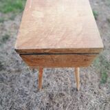 Wooden worker vintage compass feet