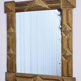 Miroir 2 en bois doré de la Forêt Noire, années 1910.