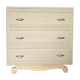 Commode vintage couleur crème d'artichaud