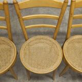 4 chaises Baumann modèle Anteuil 1986