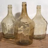 Demijohns anciens de couleur marron (vers 1920). Ensemble 3 pièces #13