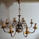Pewter chandelier