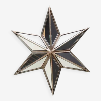 28 cm silver star mirror