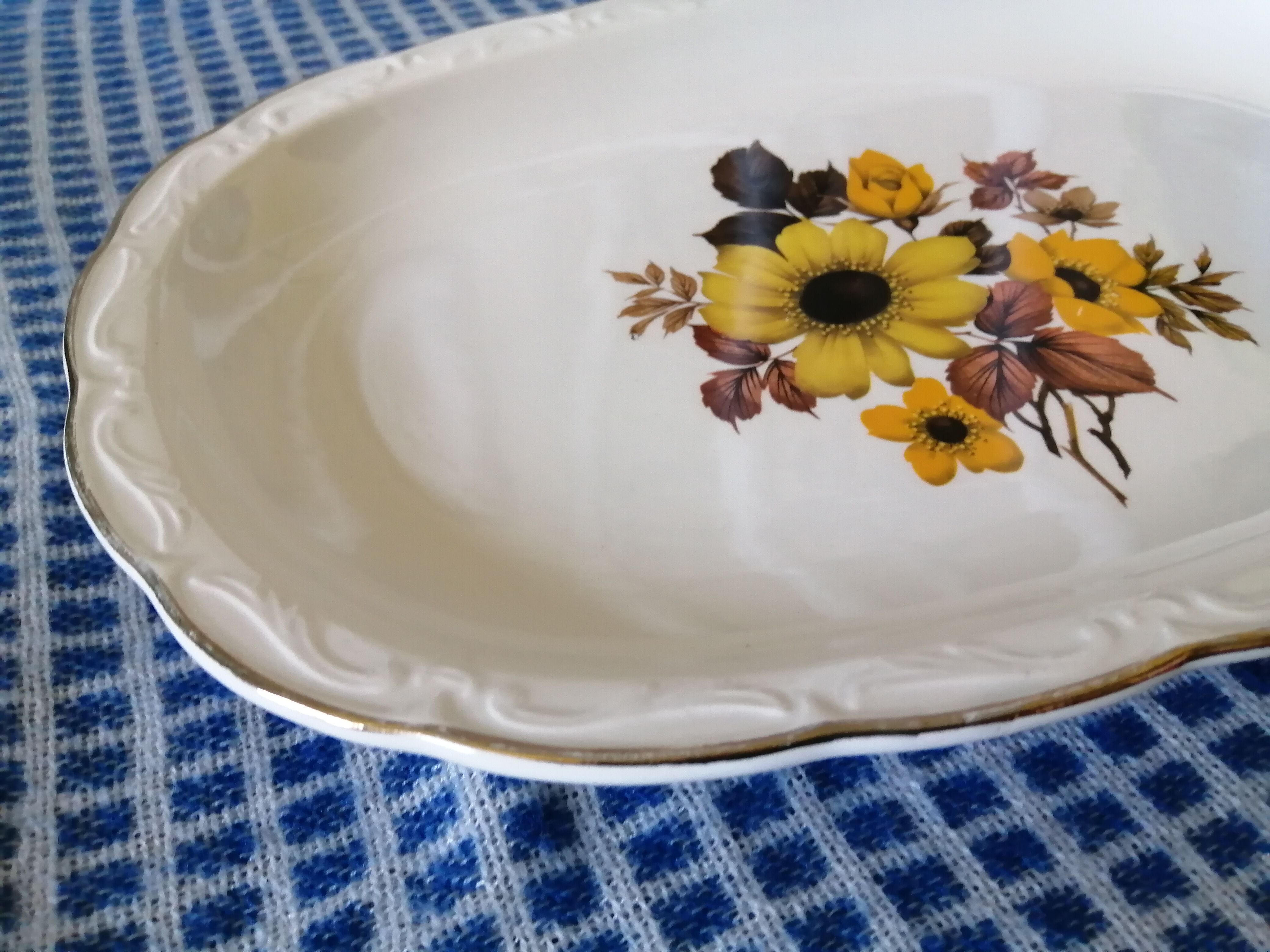 Digoin Sarreguemines vintage dish