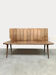 Banc en chêne brutaliste des années 1960
