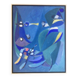 Acrylic on panel by georges wicky